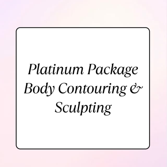 Platinum Level- Body Sculpting at Beauty Lounge Prosper in McKinney, TX